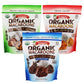 Jennies Organic Coconut Macaroons Variety Pack, 5.25oz | Coconut, Chocolate Drizzle, Double Chocolate Sea Salt | Peanut Free | D