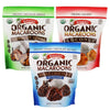 Jennies Organic Coconut Macaroons Variety Pack, 5.25oz | Coconut, Chocolate Drizzle, Double Chocolate Sea Salt | Peanut Free | D
