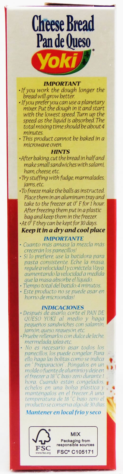 Yoki (Brex), Cheese Bread Mix, 8.8-Ounce Units (Pack of 24)
