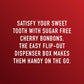 Swiss Imports Sugar Free Bonbons Hard Candy Drops, Cherry, 17.6 Oz/ 500G Bocca Box With 200 Individually Wrapped Pieces