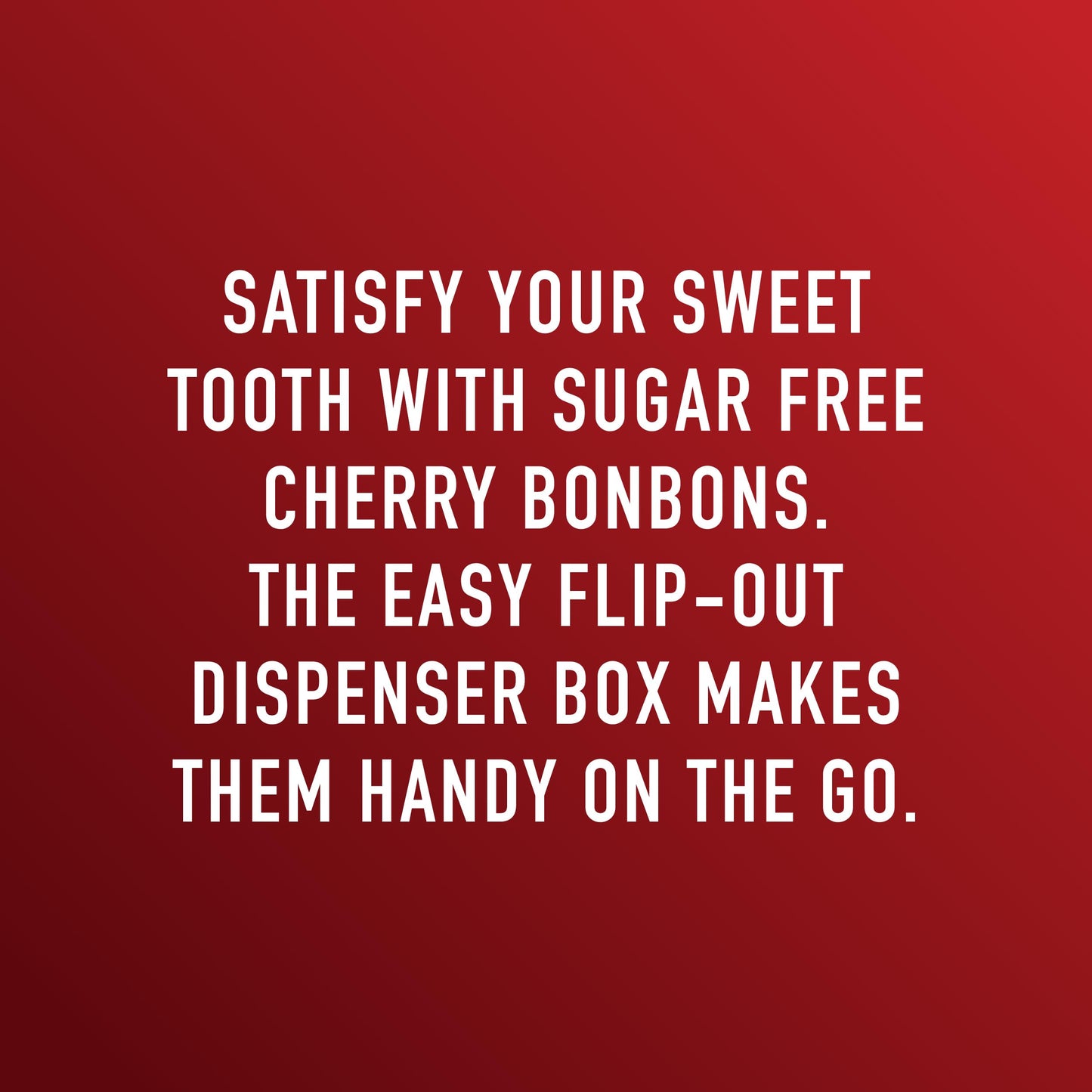 Swiss Imports Sugar Free Bonbons Hard Candy Drops, Cherry, 17.6 Oz/ 500G Bocca Box With 200 Individually Wrapped Pieces
