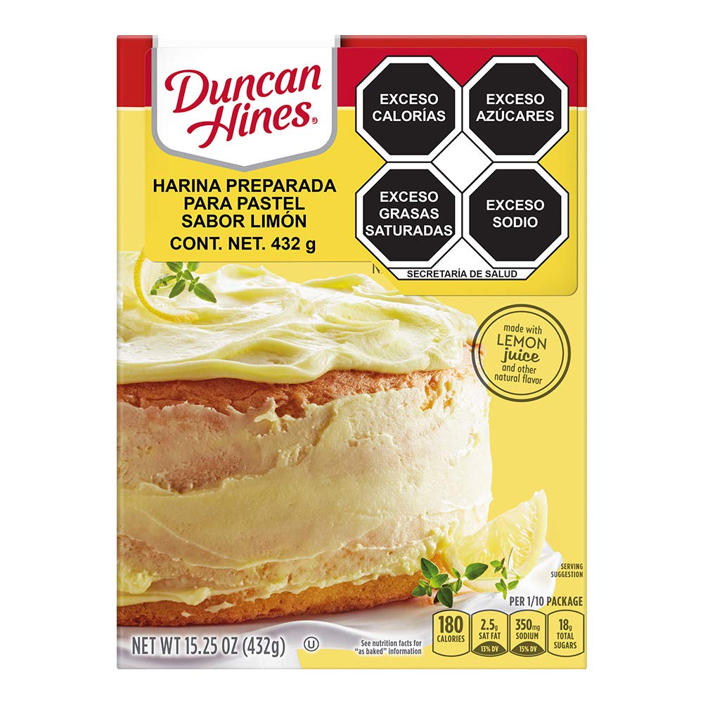 Duncan Hines Signature Perfectly Moist Lemon Supreme Cake Mix 15.25 Ounce (Packaging May Vary)