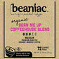 beaniac Organic Bean Me Up Coffeehouse Blend K Cup Pods, Medium Roast, 72 Count, Rainforest Alliance Certified, Compatible with Keurig