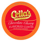 Cellas Chocolate Cherry Coffee Pods, Medium Roast, 40 Count, Compatible with Keurig K Cup Brewers