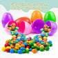 Nyicey 24 Pack Plastic Easter Eggs for Basket Hunt, Classroom Prizes, and Treat Filling - Model 8609054562