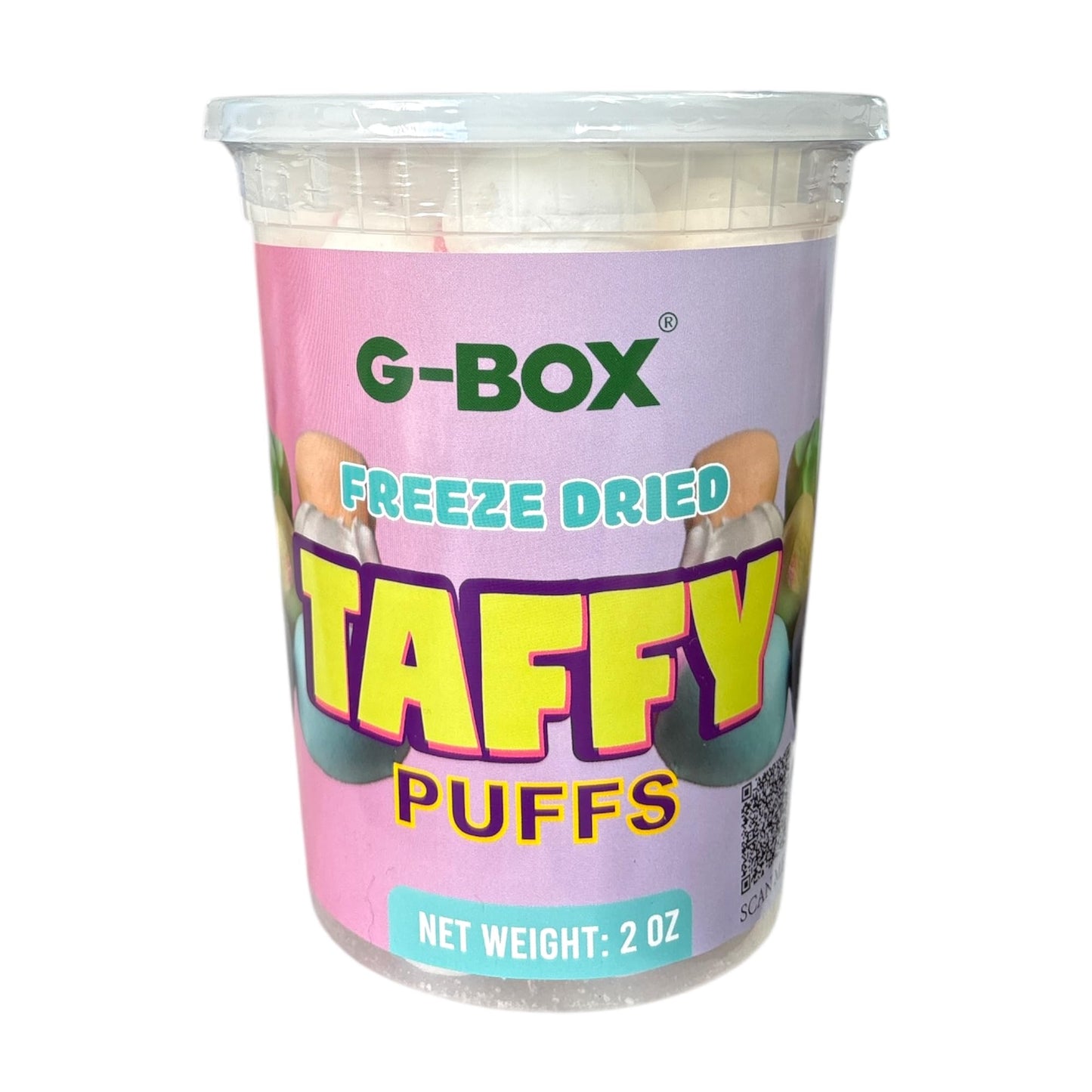 G-Box Freeze Dried Taffy| Freeze Dried Candy Salt Water Taffy | Tiktok Trend Items, Crunchy, Featuring Old School Candy Vibes, P