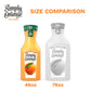 Simply Orange Pulp Free Orange Juice Bottle, 46 fl oz