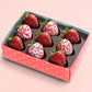 A Gift Inside Love Bites Dipped Strawberries - 9 Count Fun Size Berries