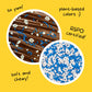 Snowfall Natural Winter Snowflake Sprinkles by Supernatural, Blue & White, No Artificial Dyes, Soy Free, Gluten Free, Vegan, 3oz
