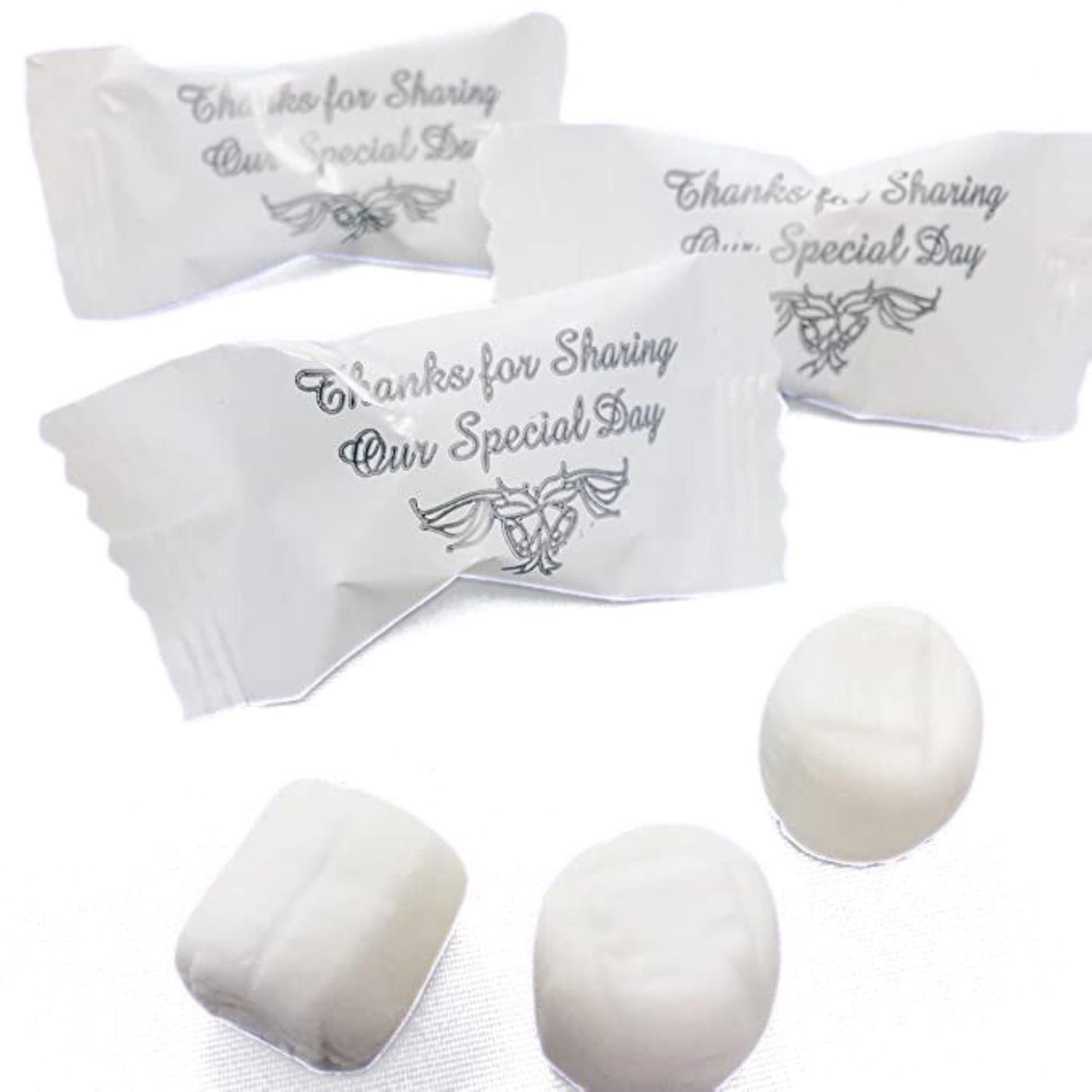 Candy Envy - Wedding Wrapped Buttermints - 13 Oz. Bag - 100 Indiv. Wrapped Mints - Wedding, Special Day
