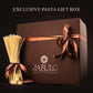 8 Pack, Artisan Italian Gourmet Homemade Pasta Gift Basket Box Set, Gourmet Bronze Cut Pasta Set, Luxury Gold Line Box, (Tagliat