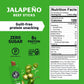 Country Archer Beef Jerky Sticks, Jalapeno, Grass Fed, Gluten Free, Paleo, Keto, 1 oz (Pack of 18)