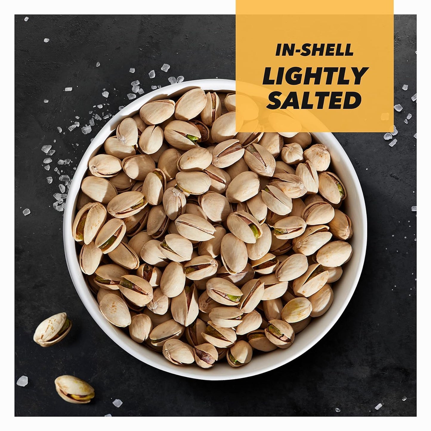 Wonderful Pistachios In Shell, Lightly Salted Nuts, 16 Ounce Resealable Bag - Healthy Snack, Protein Snack, Pantry Staple