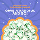 Laetafood Arcor Spearmint Starlights Discs Individually Wrapped Hard Candy - 1 Pound Bag