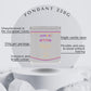 Dekozauber24 Fondant Icing, Ready to Roll, Vanilla Flavor, 8.8 oz, Silver