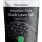 Viva Doria Hawaiian Black Lava Sea Salt Lava Salt (2 Pound Medium grain)