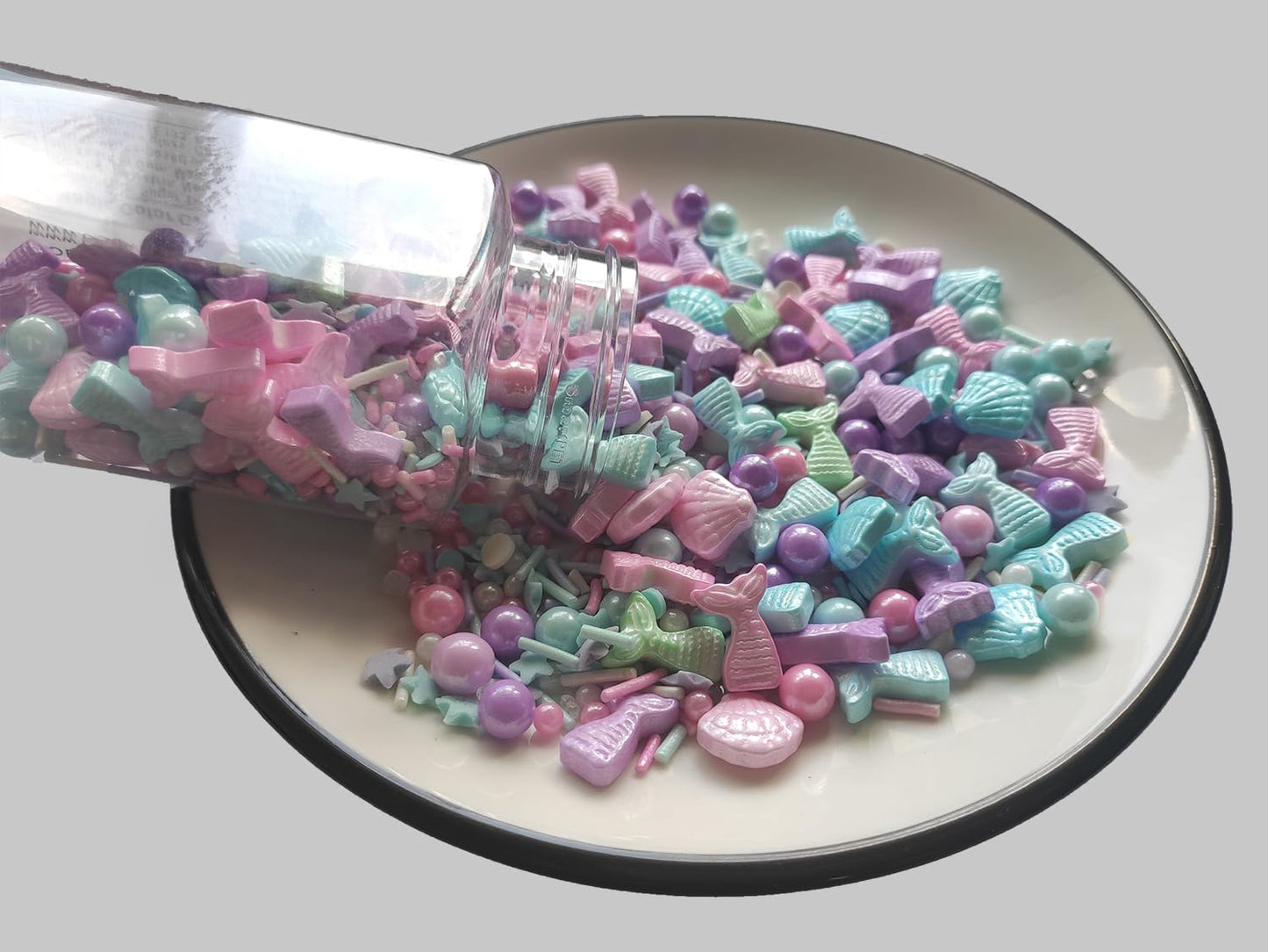 Edible Mixed Ocean Mermaid Candy Sprinkles Starfish Dessert Sprinkle Shell Cake Cupcake Toppers Pearl Cookie Decorations Sweet P