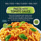 Mediterranean, Ready To Eat Pasta With Tomato Sauce, Plant Based, Vegan, No Preservatives, No Colorants, No Artificial Flavors,