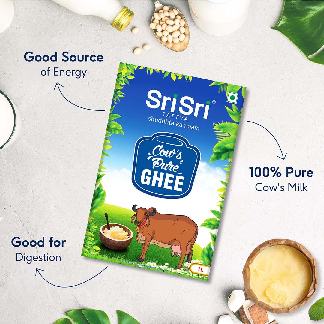 Sri Sri Ayurveda Cow'S Pure Desi Ghee 1 L