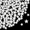 White Star Sprinkles for Cake Decorating, Edible Star Sugar, 150g/5.29oz Mix Size, Baking Decorations, Cupcakes, Cookies Topper,
