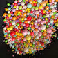 Eastron Edible Mixed Pearl Sugar Sprinkles Candy Mixing Size Baking Cake Decorations Cupcake Toppers Cookie Decorating Celebrati
