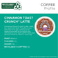 The Original Donut Shop Cinnamon Toast Crunch One-Step Latte, Keurig Single Serve K-Cup Pods, 60 Count (6 Packs Of 10)