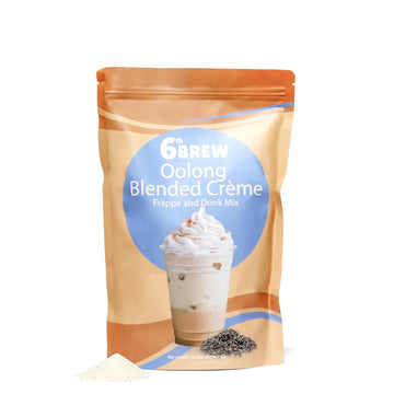 Premium Oolong Blended Crme Powder Mix to make Frappes, Bubble/Boba Tea, Hot or Iced Tea | Perfect for home or cafe or restauran