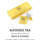 Twg Tea | Alfonso Tea | Black Tea | Mango Pieces | 15 Hand Sewn Cotton Teabags | Gift Set