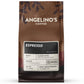 Angelinos Coffee Ground Espresso - Dark Roast, Notes of Dark Chocolate & Caramel, 12oz
