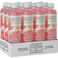 Cascade Ice Sparkling Water, Pink G fruit, 17.2 Fl Oz, Pack of 12