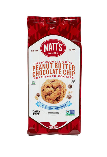 Matt's Cookies - Cookies Peanut Butter - Case of 6-10.5 OZ (6x10.5 OZ)