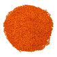 Homankit Orange Jimmies Sprinkles Edible Sprinkle Candy Soft Jimmies Toppings For Ice Cream, Cupcake, Cake, Cookie, Dessert Deco