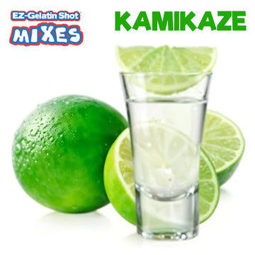 EZ-SQUEEZE Kamikaze Jello Shot Mix - Gluten-Free Gelatin Powder, 6.78 oz, Easy to Make Jello Shots