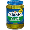 Vlasic Ovals Hamburger Dill Pickle Chips, Keto Friendly, 24 FL OZ