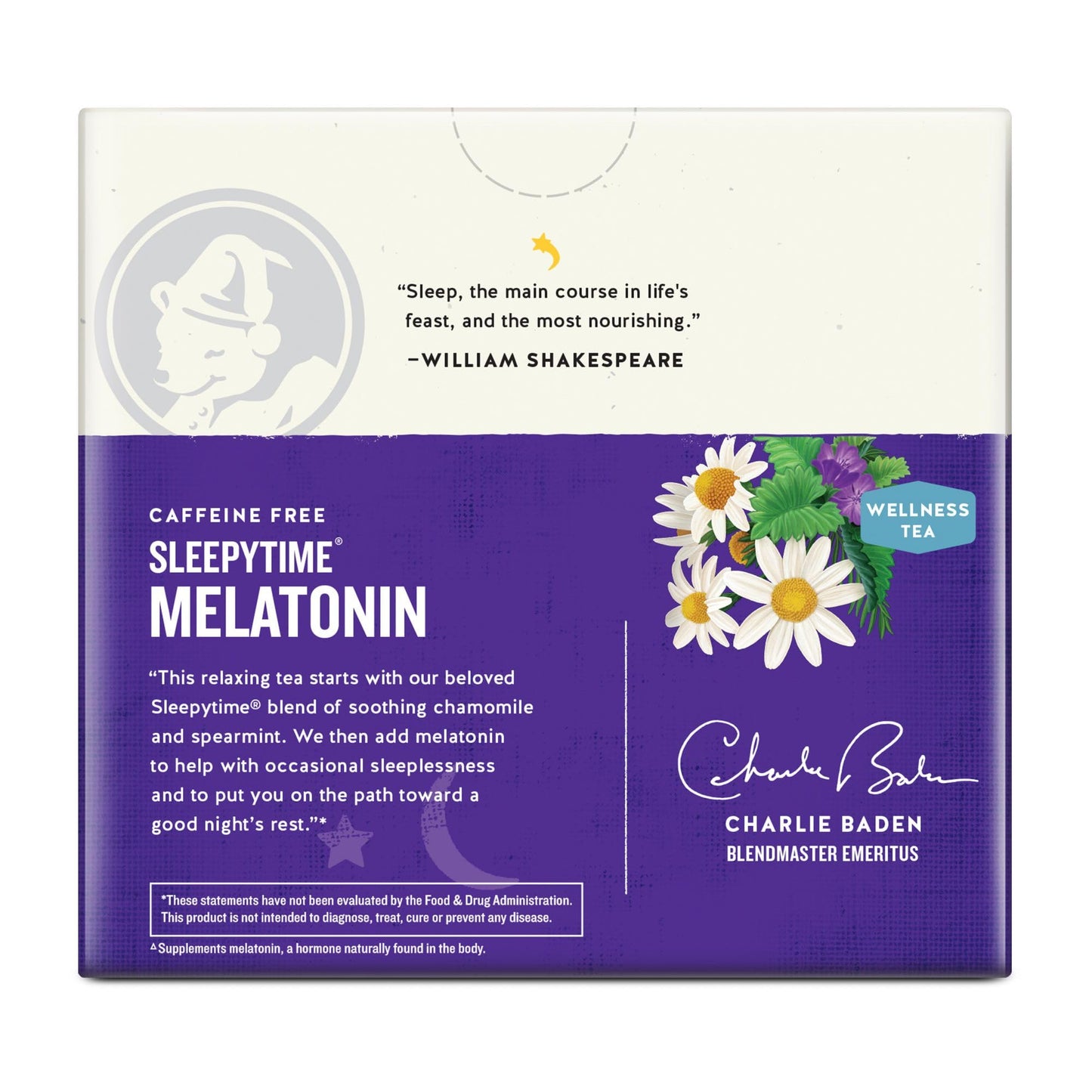 Celestial Seasonings Sleepytime Wellness Herbal Tea Bags, 48 Count