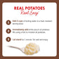 Idahoan Smoky Cheese & Bacon Mashed Potatoes, Naturally Gluten-Free, 100% Real Idaho Potatoes, 4 servings per bag, 4 ounce (Pack