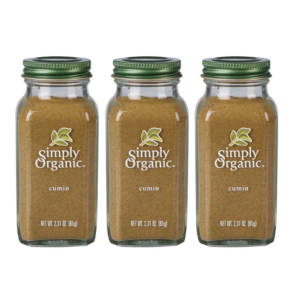 Simply Organic Ground Cumin Seed, Certified Organic | 2.31 Oz | Pack Of 3 | Cuminum Cyminum L.