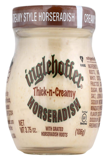 Inglehoffer Horseradish,Thick & Creamy, 3.75-Ounce Jars (Pack Of 12)