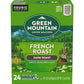 Green Mountain Coffee French Roast K-Cup Portion Pack, 24 Count, Green, Model 6694