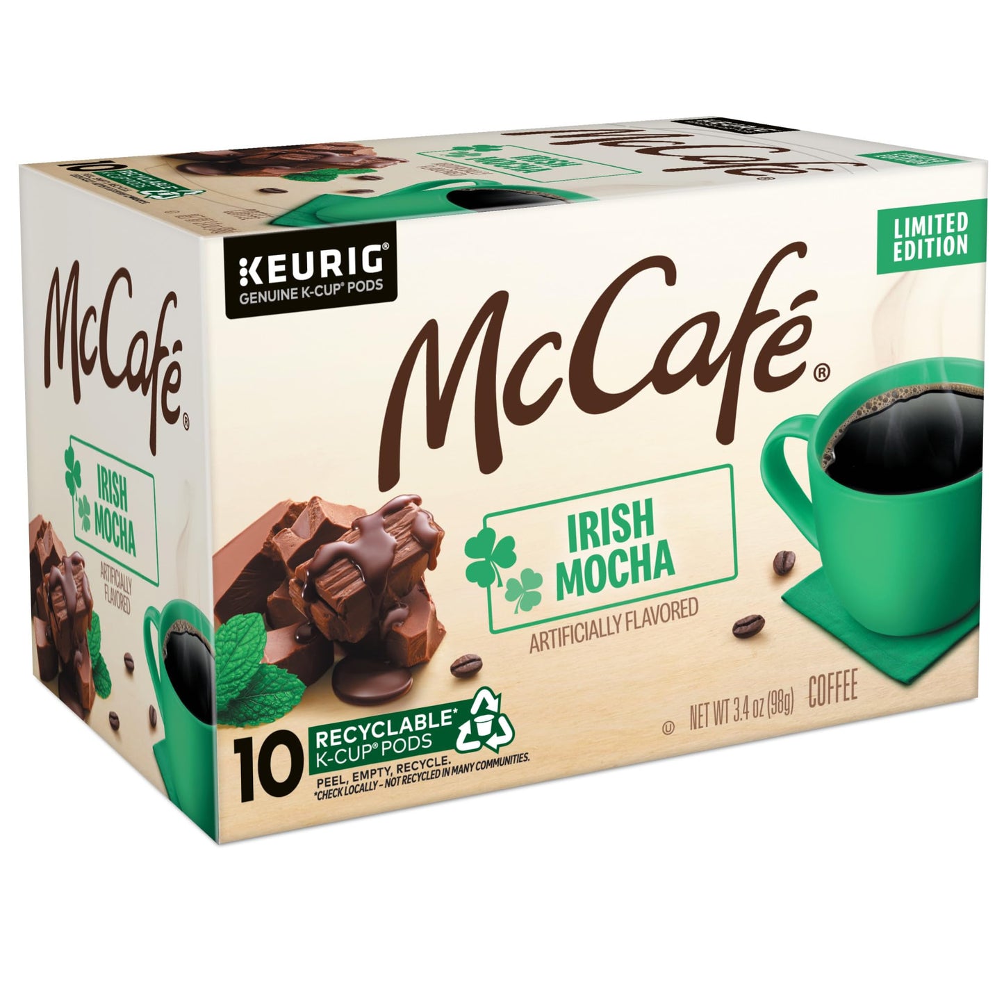 McCafe Irish Mocha Coffee K-Cup Pods, 60 Count, Single-Serve Coffee Pods