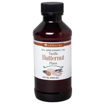 Lorann Vanilla Butternut Ss Flavor, 4 Ounce Bottle - Includes A Threaded Glass Dropper