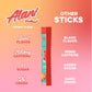 Alani Nu Energy Sticks, Juicy Peach Flavor, 200mg Caffeine, 2.05 oz, 10 Pack