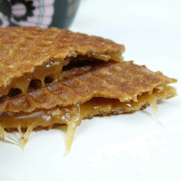 SPECIALLY SELECTED CARAMEL STROOPWAFELS Imported from the Netherlands