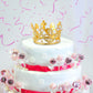Funrous Mini Crowns 12 Pcs Cake Topper Tiara Pearl Crystal Decor Gold Silver