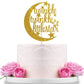 Gold Glitter Twinkle Twinkle Little Star Cake Topper For Baby Shower,Gender Reveal,Baby 1St 2Nd Birthday Party Decorations Suppl