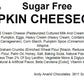 Andy Anand Sugar-Free Pumpkin Spiced Cheesecake 9'' | Diabetic-Friendly, Fresh California Cream Cheese, Natural Ingredients | Lu