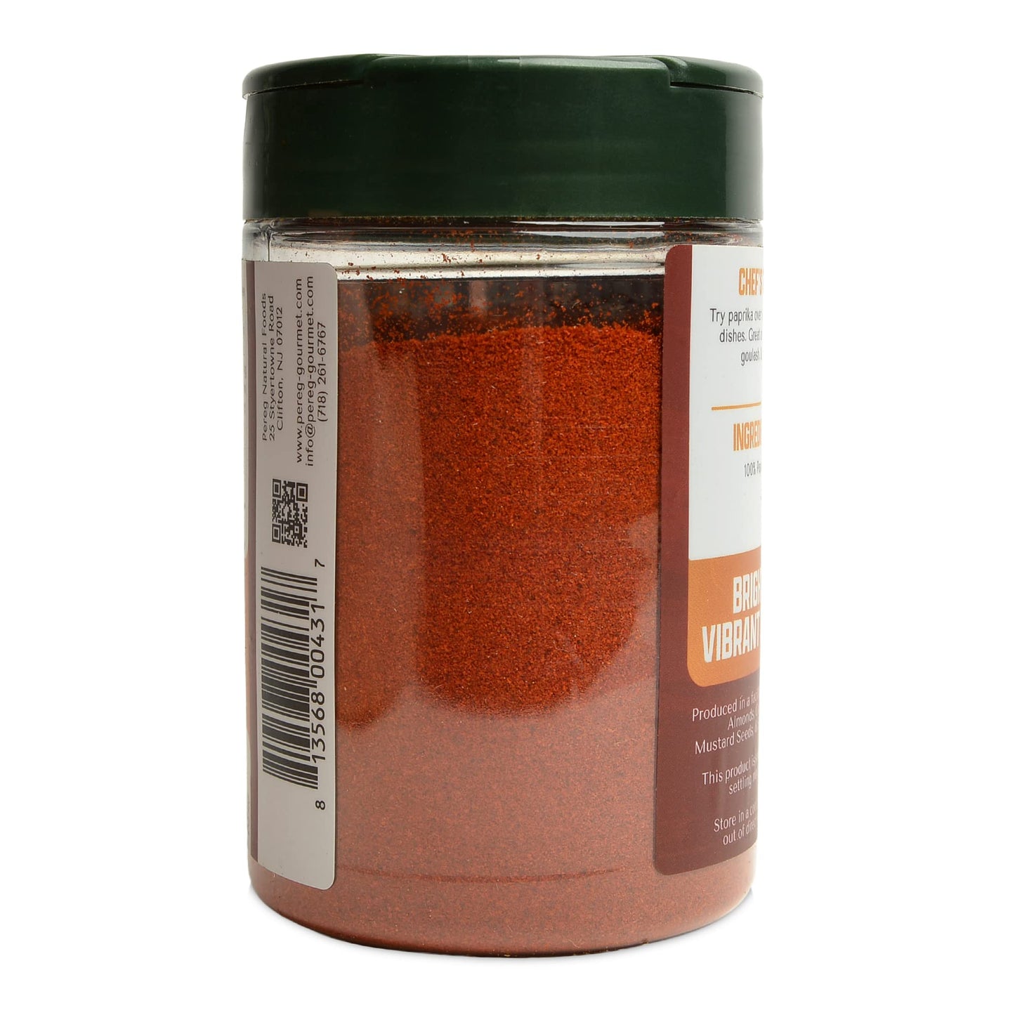 Pereg Spanish Paprika Spice - 4.25 Oz - Paprika Powder - Hot Spices & Seasonings - Vibrant Red Paprika Seasoning With Pungent Fl