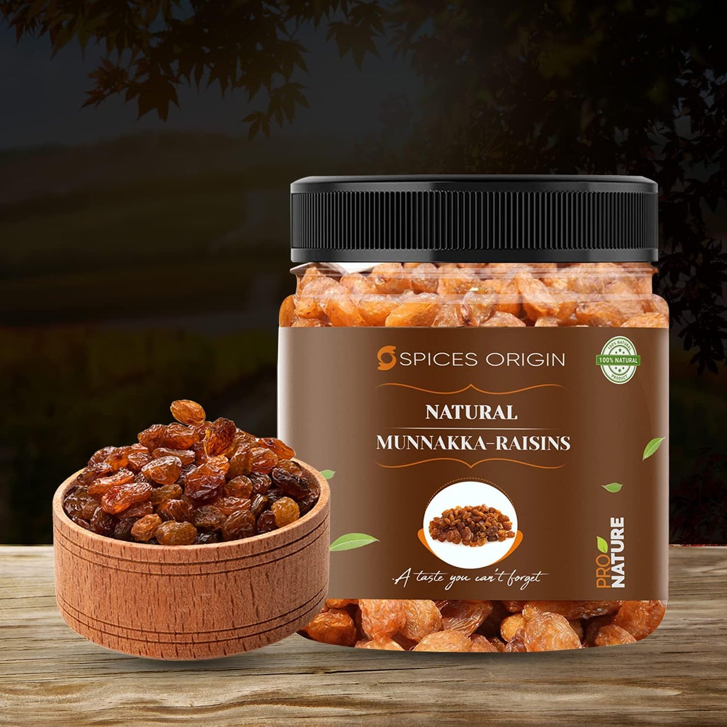 Spices Origin Afghan Munakka Raisins 250 Grams_Packing May Vary
