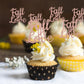24 Pcs Fall In Love Cupcake Toppers Glitter Bridal Shower Cake Picks Decorations For Wedding Engagement Anniversary Birthday Par