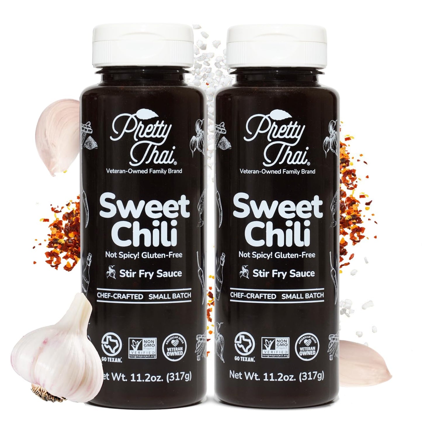 Pretty Thai Sweet Chili Sauce, Gluten Free, Vegan, Pack of 2